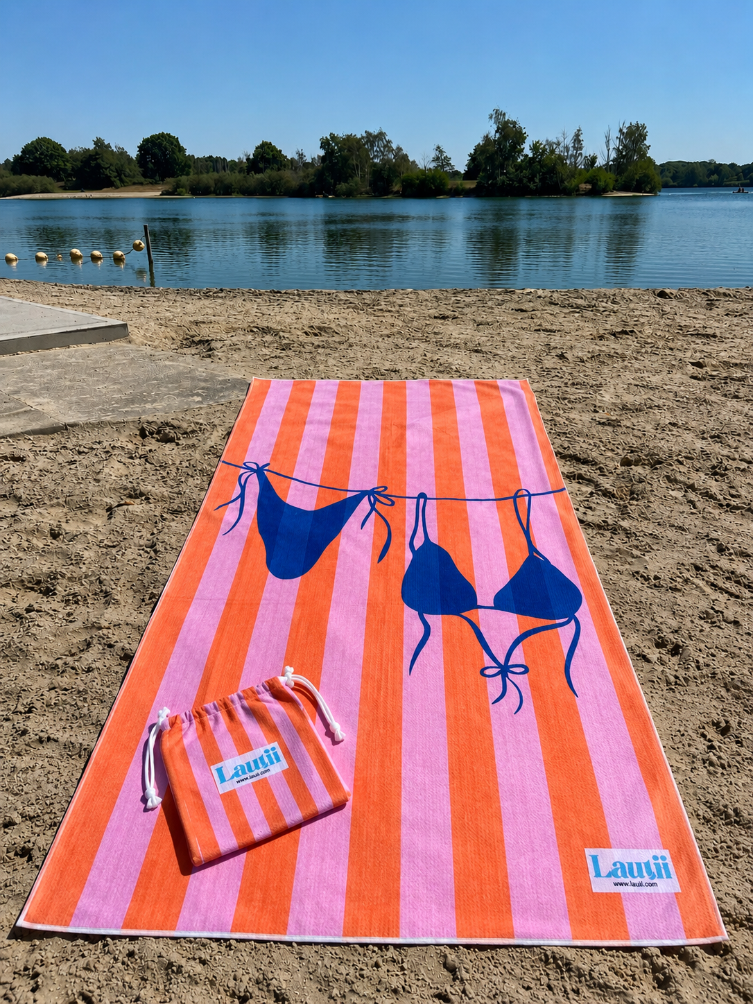Strandlaken Lila